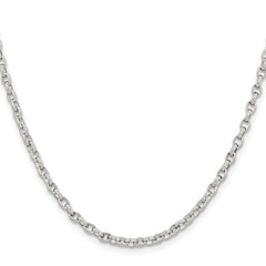 Chisel Stainless Steel Polished 3.2mm 20 inch Cable Chain