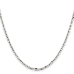 Chisel Stainless Steel Polished 2.7mm 22 inch Cable Chain