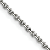 Chisel Stainless Steel Polished 2.7mm 22 inch Cable Chain