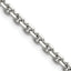 Stainless Steel Diamond-Cut Cable Chain Necklace 4.3mm