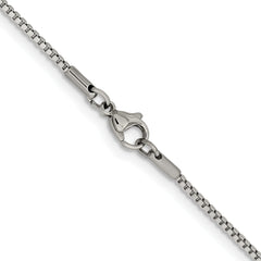 Chisel Stainless Steel Polished 1.5mm 20 inch Box Chain