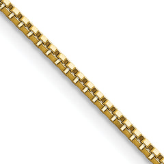 Chisel Stainless Steel Polished Yellow IP-plated 1.5mm 20 inch Box Chain