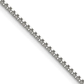 Chisel Stainless Steel Polished 1.5mm 20 inch Box Chain