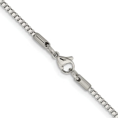 Chisel Stainless Steel Polished 2mm 22 inch Box Chain