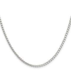 Chisel Stainless Steel Polished 2.4mm 22 inch Box Chain
