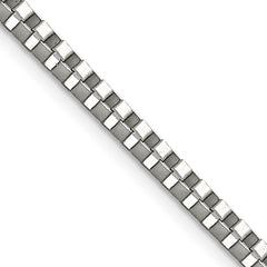 Chisel Stainless Steel Polished 3.2mm 24 inch Box Chain