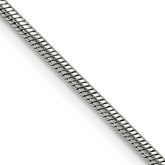 Chisel Stainless Steel Polished 2.4mm 24 inch Snake Chain