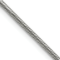 Chisel Stainless Steel Polished 2.4mm 24 inch Snake Chain