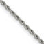Stainless Steel Rope Chain Necklace 2.4mm