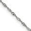 Stainless Steel Singapore Chain Necklace 2mm