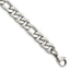 Chisel Stainless Steel Polished 8.75mm Figaro Chain