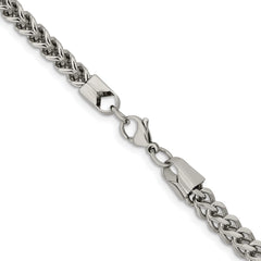Chisel Stainless Steel Polished 5.5mm 22 inch Franco Chain