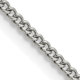 Chisel Stainless Steel Polished 2.25mm 22 inch Round Curb Chain