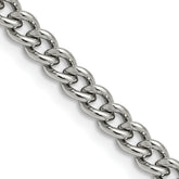 Chisel Stainless Steel Polished 5.3mm 24 inch Round Curb Chain