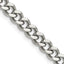 Chisel Stainless Steel Polished 6.75mm Curb Chain