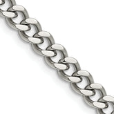 Chisel Stainless Steel Polished 6.75mm 22 inch Curb Chain