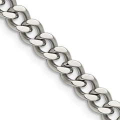 Chisel Stainless Steel Polished 6.75mm 22 inch Curb Chain