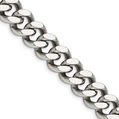 Chisel Stainless Steel Polished 13.75mm 22.5 inch Curb Chain
