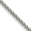Chisel Stainless Steel Polished 3mm Wheat Chain