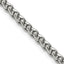 Chisel Stainless Steel Polished 5mm Wheat Chain
