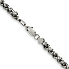 Chisel Stainless Steel Polished 20 inch Spiga Necklace