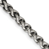 Chisel Stainless Steel Polished 20 inch Spiga Necklace