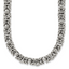 Chisel Stainless Steel Polished 18 inch Fancy Link Necklace