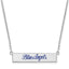Blue Angels Small Bar Necklace in Sterling Silver - Sophia Jewelers