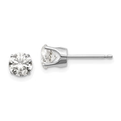 14kw 1.00ct. I2 K-L Diamond Stud Push-on Post Earrings