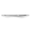 14K White Gold 1.2mm Half Round Polished Stackable Band