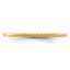 14K Yellow Gold 1.2mm Twisted Wire Pattern Stackable Band