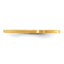 14K Yellow Gold 1.2mm Flat Satin Stackable Band