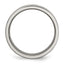 Chisel Titanium Brushed Cross Design 8mm Flat Band