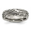 Titanium Grey Safari Etched and Domed 7.0mm Band