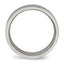 Titanium Polished and Textured 6mm Band