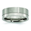 Grooved Wedding Band in Titanium, 8mm - Sophia Jewelers