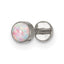 Polished Opal Titanium Labret Stud