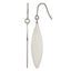 Titanium Leaf Drop Dangle Earrings for Women
