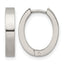 Polished Titanium Hoop Earrings 13.95mm
