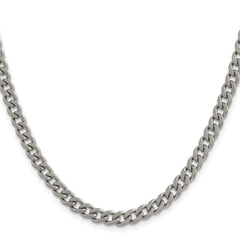 Chisel Titanium Polished 5.5mm 22 inch Curb Chain