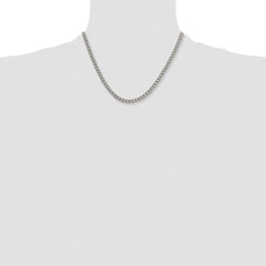 Chisel Titanium Polished 5.5mm 18 inch Curb Chain