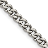 Chisel Titanium Polished 5.5mm 22 inch Curb Chain