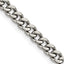 Chisel Titanium Polished 5.5mm Curb Chain