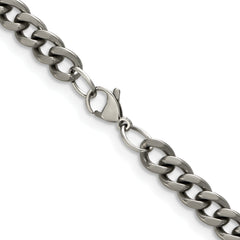 Chisel Titanium Polished 7.5mm 22 inch Curb Chain