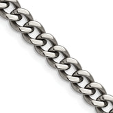Chisel Titanium Polished 7.5mm 22 inch Curb Chain