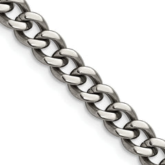 Chisel Titanium Polished 7.5mm 22 inch Curb Chain