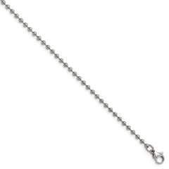 Chisel Titanium Polished 2.00mm 22 inch Ball Chain
