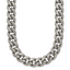 Titanium Curb Chain Necklace 10mm