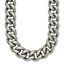 Titanium Curb Chain Necklace 14.5mm