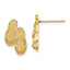 14K Double Flip-Flop Post Earrings